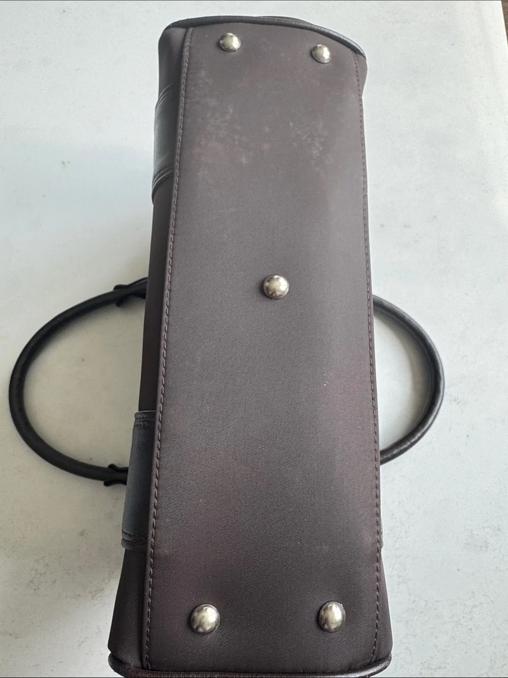 Classic Brown Leather Men's Handbag